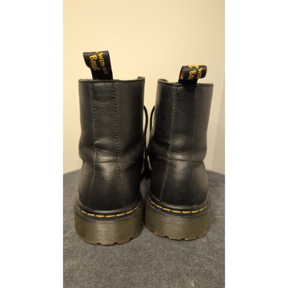 Dr Martens Luana black matte lace up combat boots - Picture 3 of 11